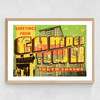 Camden Town Postcard Medium Oak Frame
