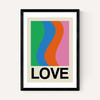 Retro Stripe LOVE Wave Gala