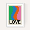 Retro Stripe LOVE Wave Gala