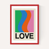 Retro Stripe LOVE Wave Gala