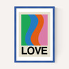Retro Stripe LOVE Wave Gala