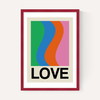 Retro Stripe LOVE Wave Gala