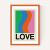 Retro Stripe LOVE Wave Gala