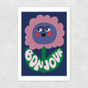 Bonjour Flower Unframed Print