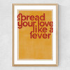 Spread Your Love Medium Oak Frame