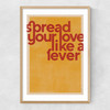 Spread Your Love Narrow Oak Frame