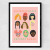 Empowered Women Medium Black Frame
