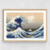 The Great Wave Off Kanagawa Medium Oak Frame