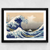 The Great Wave Off Kanagawa Wide Black Frame