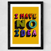 No Idea Wide Black Frame