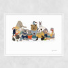 Personalised Jumper 18 Narrow White Frame