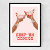Keep 'Em Coming Narrow Black Frame