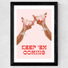 Keep 'Em Coming Wide Black Frame
