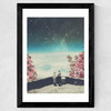 You Know We'll Meet Again Wide Black Frame