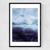 Direction North Narrow Black Frame