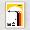 Berlin I Narrow Oak Frame