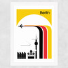 Berlin I Wide White Frame