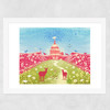 The Nature of London Wide White Frame