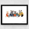 Personalised Jumper 1 Wide Black Frame