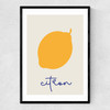 Citron Narrow Black Frame