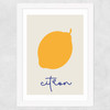 Citron Wide White Frame