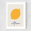 Citron Medium White Frame