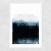 Into The Deep Narrow White Frame