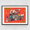 East London Narrow Black Frame