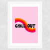 Rainbow Child Wide White Frame