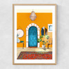 Spanish Villa Interior Narrow Oak Frame