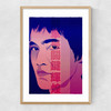 Bruce Lee Narrow Oak Frame