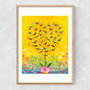 The Sound of Sunshine Narrow Oak Frame