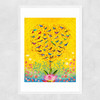 The Sound of Sunshine Narrow White Frame