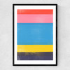 Stripe Study 18 Narrow Black Frame