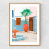 Moroccan Villa Narrow Oak Frame