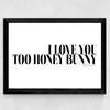 Honey Bunny Wide Black Frame