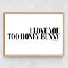 Honey Bunny Medium Oak Frame