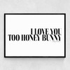 Honey Bunny Narrow Black Frame