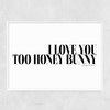 Honey Bunny Narrow White Frame