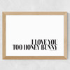 Honey Bunny Wide Oak Frame