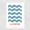 La Piscine Narrow White Frame