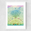 London Love Medium White Frame