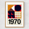 UKIYO 1970 Medium Oak Frame