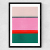 Stripe Study 16 Medium Black Frame