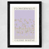 Flowerwall III Wide Black Frame