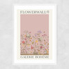 Flowerwall IV Narrow White Frame