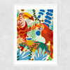 A Toucan of My Affection Narrow White Frame