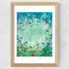 Moon Garden Wide Oak Frame