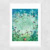 Moon Garden Narrow White Frame