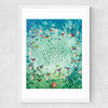 Moon Garden Medium White Frame